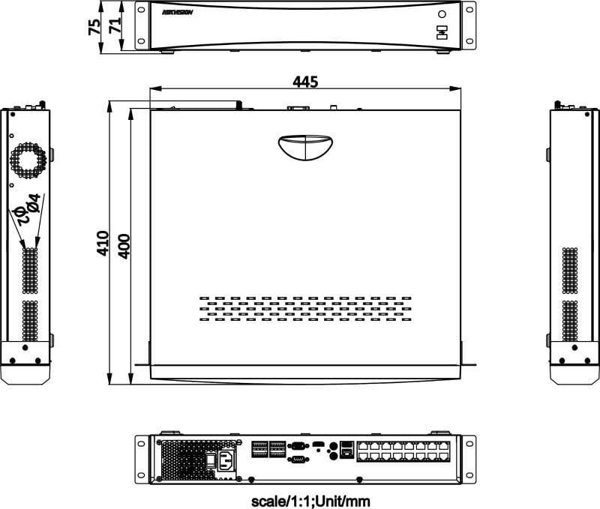 Καταγραφικό IP Hikvision DS-7732NXI-K4/16P/Alarm16+9