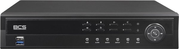 BCS NVR Καταγραφικό IP 8 Καναλιών BCS-U-NVR0802-A-4K-8P, 12Mpx, 6TB, Ultra Series