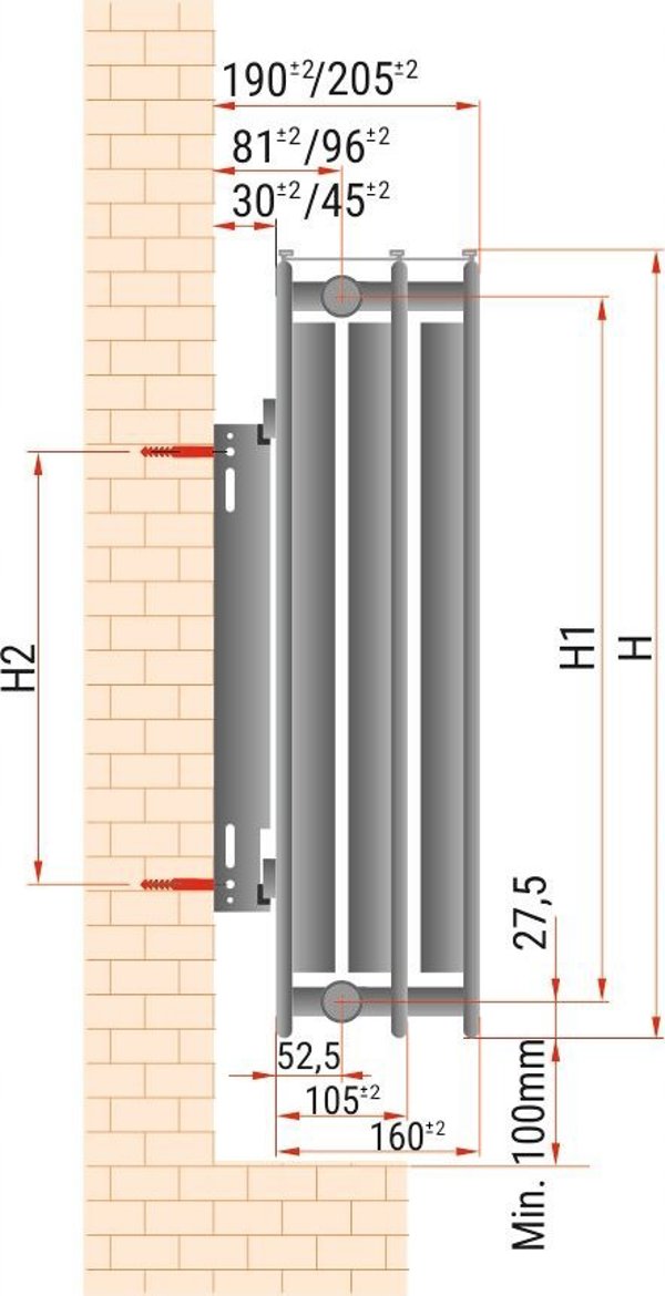 Ανακαινιστικό καλοριφέρ Purmo Compact C 33, 550-700