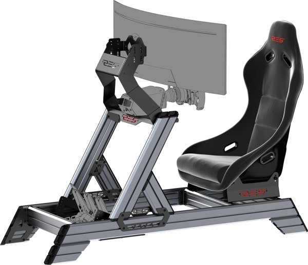 RES-TECH Smart Cockpit + GT Seat Bundle - schwarz