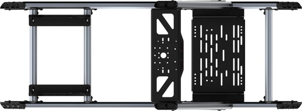 Res-Tech RES-TECH Smart Cockpit z uniwersalnymi uchwytami szary