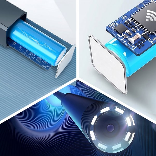 Retoo KAMERA INSPEKCYJNA ENDOSKOP ANDROID 5M Wi-Fi IP68 8MM