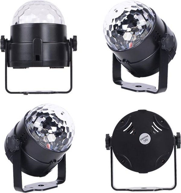 Retoo KULA DISCO DYSKOTEKOWA PROJEKTOR LED RGB + PILOT