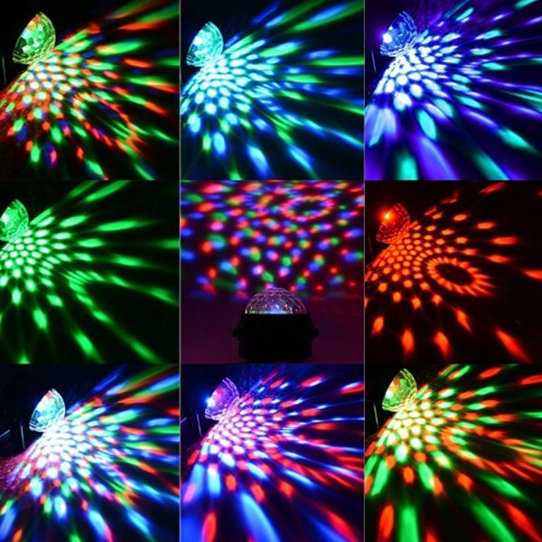 Retoo KULA DISCO DYSKOTEKOWA PROJEKTOR LED RGB + PILOT