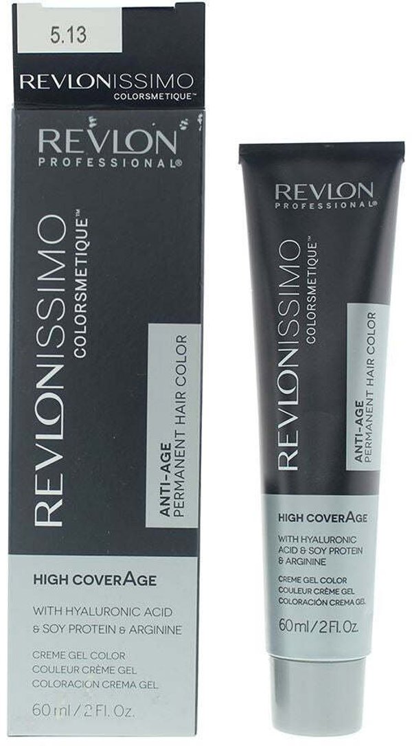 Revlon, Revlonissimo Colorsmetique, Permanent Hair Dye, 5.13 Light Beige Brown, 60 ml For Women