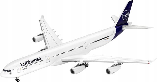 Revell Μοντέλο Αεροπλάνου Airbus A340-300 Lufthansa New Livery, Κλίμακα 1/144, Πλαστικό Συναρμολογούμενο Σετ