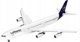 Revell Μοντέλο Αεροπλάνου Airbus A340-300 Lufthansa New Livery, Κλίμακα 1/144, Πλαστικό Συναρμολογούμενο Σετ