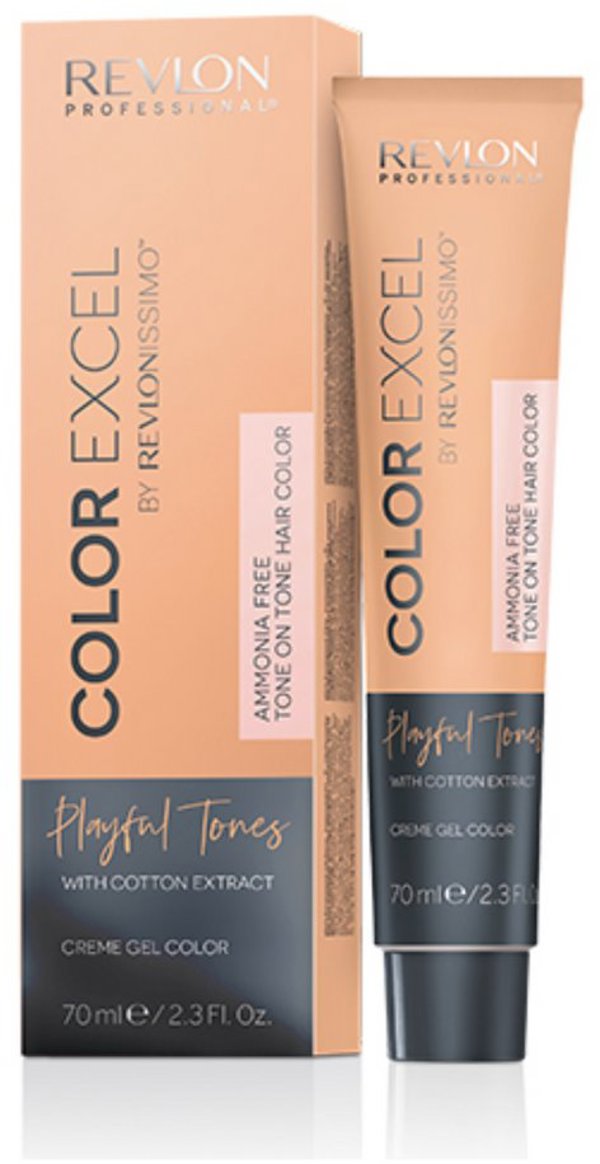 Revlon, Color Excel Playful Tones, Hair Colouring Gel, Shine, 400 , 70 ml For Women