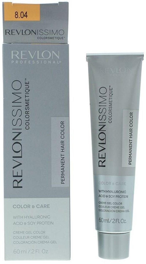 Revlon, Revlonissimo Colorsmetique, Permanent Hair Dye, 8.04 Light Pale Copper Blonde, 60 ml For Women