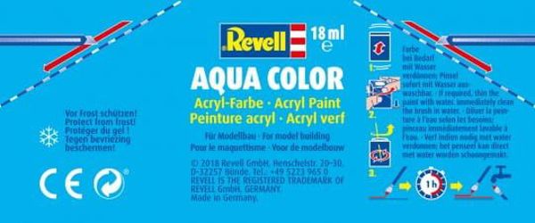 Revell Aqua Color Υδατοδιαλυτό Χρώμα Μοντελισμού 36115 Κίτρινο (Yellow) 18ml