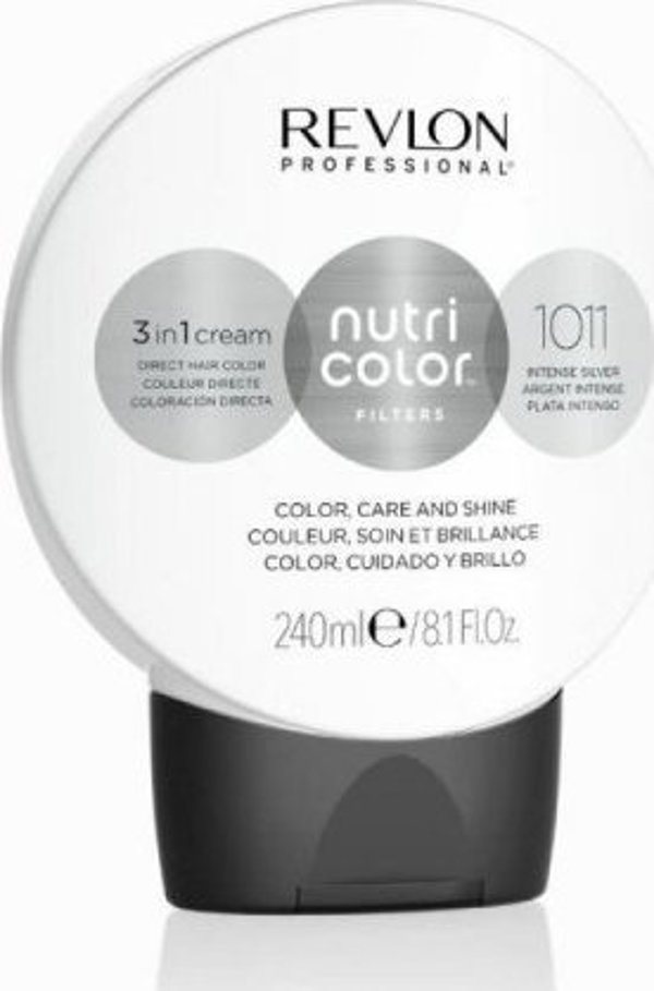 Revlon Trwała Koloryzacja Revlon Nutri Color N 1011 Intense Silver 240 ml