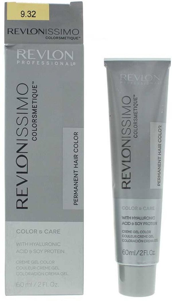 Revlon, Revlonissimo Colorsmetique, Permanent Hair Dye, 9.32 Very Light Golden Pearl Blonde, 60 ml For Women