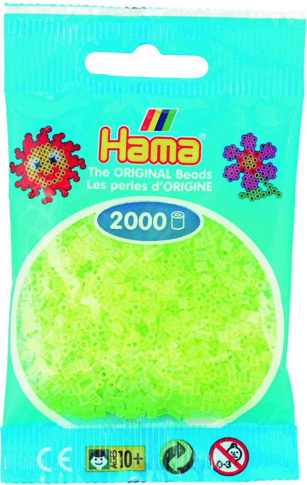 Revell Hama mini perler neon kura