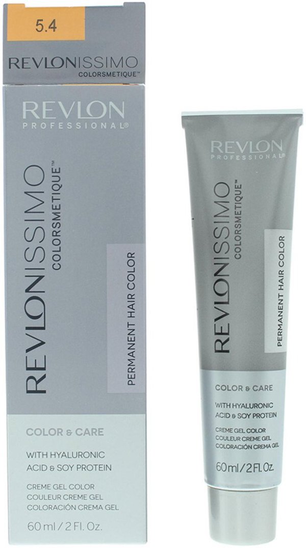 Revlon, Revlonissimo Colorsmetique, Permanent Hair Dye, 5.4 Light Copper Brown, 60 ml For Women