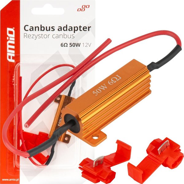 Αντιστάτης Canbus για LED Λάμπες 6Ω 50W AMIO-04094