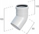 Ricom Γωνία PP 45° DN80 με Φλάντζα για Σύστημα Αεραγωγών