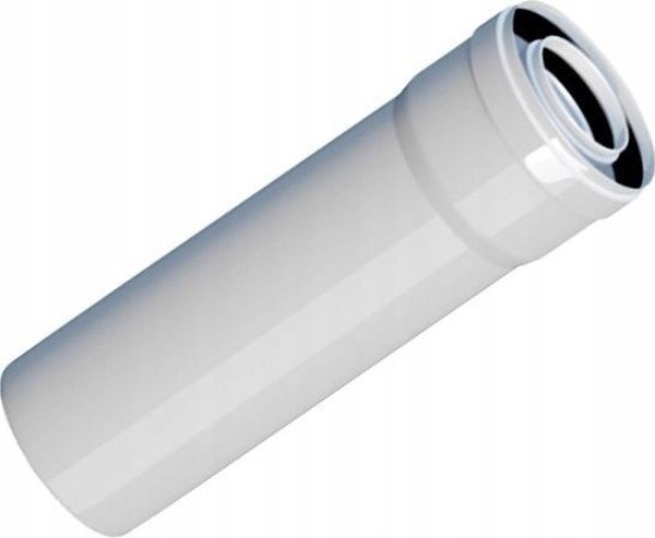 Ricom Σωλήνας Ευθείας Κατάληξης PP-AL, Μήκος 1000mm, Διατομή DN60/100, Συμβατός με Συστήματα Αερίου