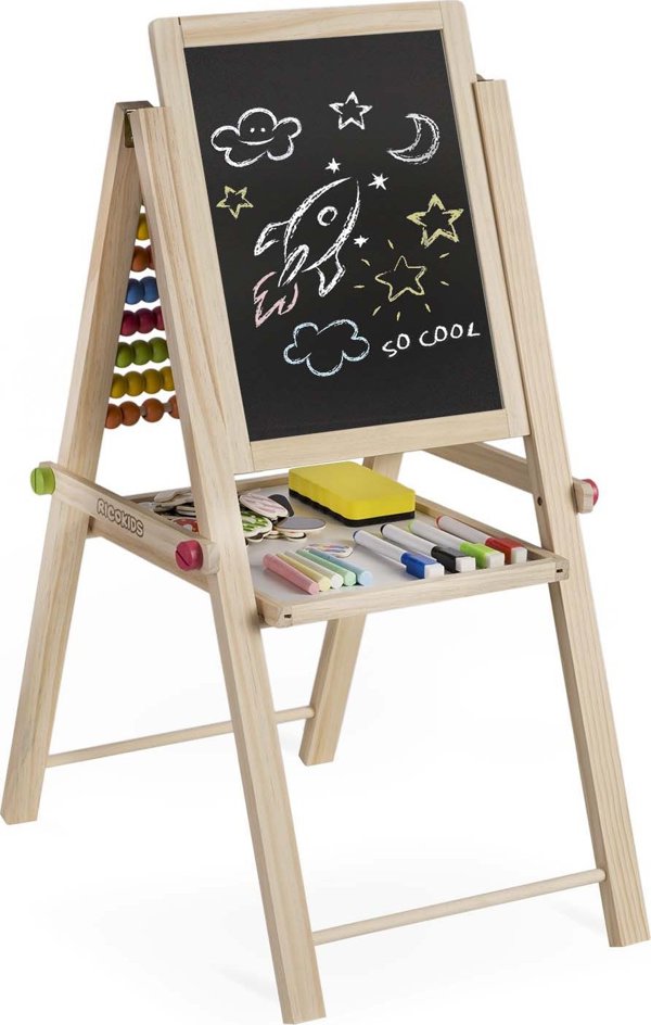 Πτυσσόμενος μαγνητικός πίνακας κιμωλίας Ricokids