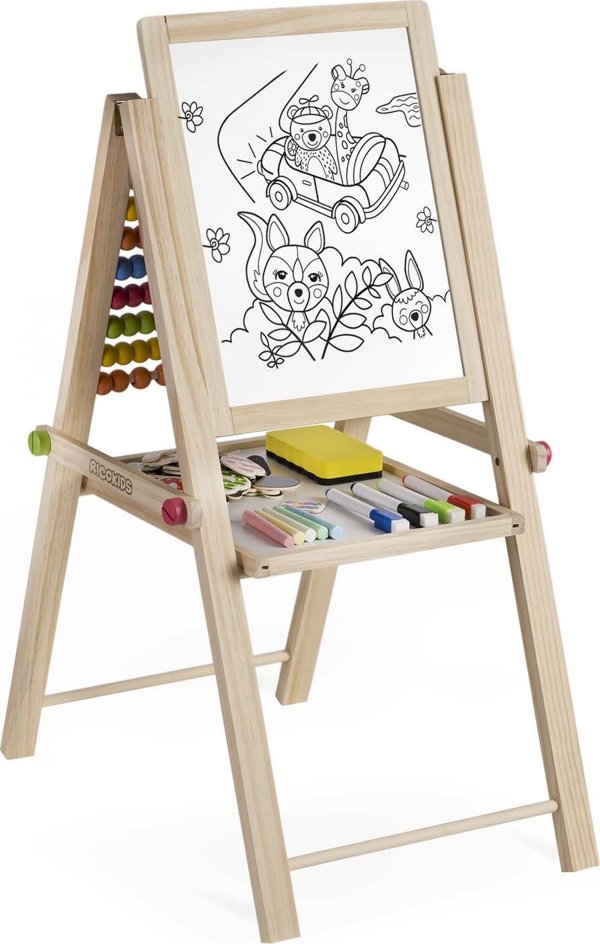 Πτυσσόμενος μαγνητικός πίνακας κιμωλίας Ricokids