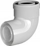 Ricom Γωνία PP-AL ELBOW END 87° DN80/125 με Φλάντζα για Καμινάδα