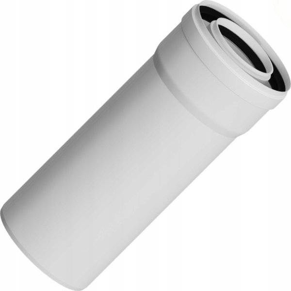 Ricom Σωλήνας Εξαερισμού Ομόκεντρος PPs 60/100, Μήκος 50cm, με Στεγανωτικό, CE