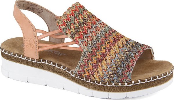 Rieker Sandals V1241-90 Wielokolorowe 39