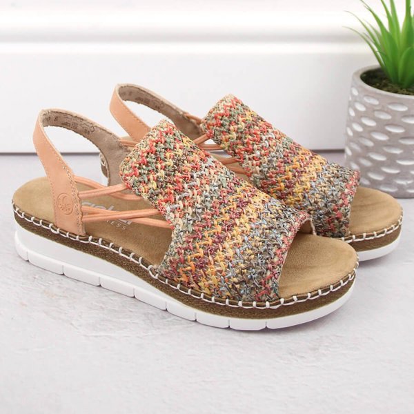 Rieker Sandals V1241-90 Wielokolorowe 39