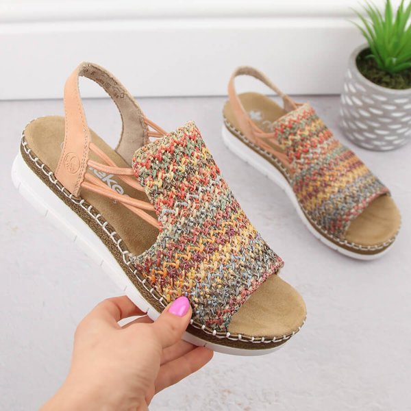 Rieker Sandals V1241-90 Wielokolorowe 41