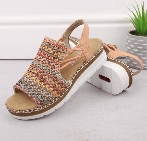 Rieker Sandals V1241-90 Wielokolorowe 37