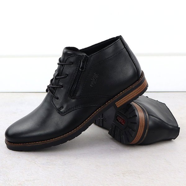 Ανδρικά Παπούτσια Rieker 14609-00 Casual Μαύρα, Μέγεθος 44