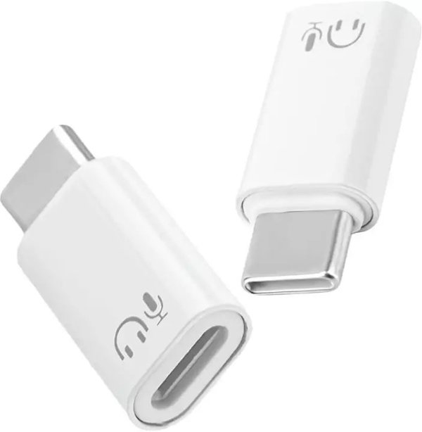 Riff USB-C (Type-C) uz 3.5mm Audio Ligzdas AUX Adapteris Balts (OEM)