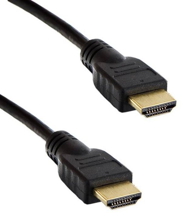 Riff HDMI Vads V1.4 Ar Internetu ar Filtru type A - 19/19 male/male Gold Platted 3m Melns (Bulk) 4752219006705