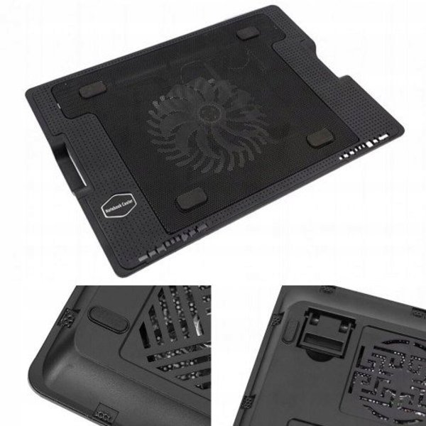 Riff RF-0092 2in1 portativais dzesetajs ar ideala lenka regulejamo stativu + USB vads (12"-17") 4752219010092