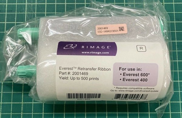 Rimage Θερμομεταφορική Ταινία (Ribbon) για Εκτυπωτές Rimage Everest 400 & 600, για 500 Δίσκους