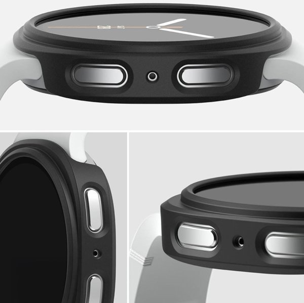 Ringke Slim Θήκη Προστασίας για Galaxy Watch 8 (44mm) - 2-Pack Διάφανο & Ματ Μαύρο