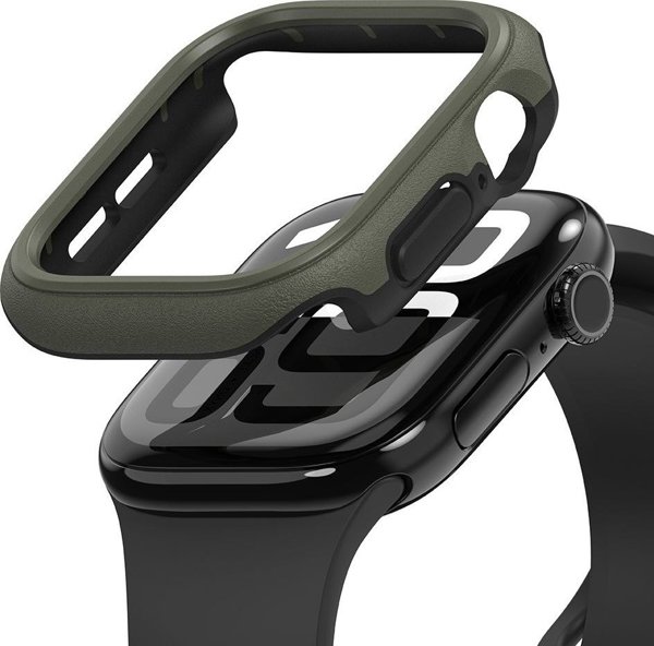Ringke Onyx Θήκη για Apple Watch 10 (46mm) - Υβριδική Προστασία PC/TPU, Σκούρο Πράσινο