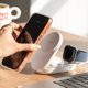 RINGKE QI2.2 25W 3IN1 MAGNETIC MAGSAFE WIRELESS FOLDING CHARGER WHITE