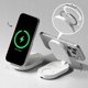 RINGKE QI2.2 25W 3IN1 MAGNETIC MAGSAFE WIRELESS FOLDING CHARGER WHITE