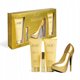 Rinkinys Aqc Fragrances Lady Secret Gold Edition moterims: tualetinis vanduo EDT, 100 ml + tualetinis vanduo EDT, 15 ml + kūno losjonas, 120 ml + dušo želė, 120 ml