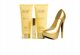 Rinkinys Aqc Fragrances Lady Secret Gold Edition moterims: tualetinis vanduo EDT, 100 ml + tualetinis vanduo EDT, 15 ml + kūno losjonas, 120 ml + dušo želė, 120 ml