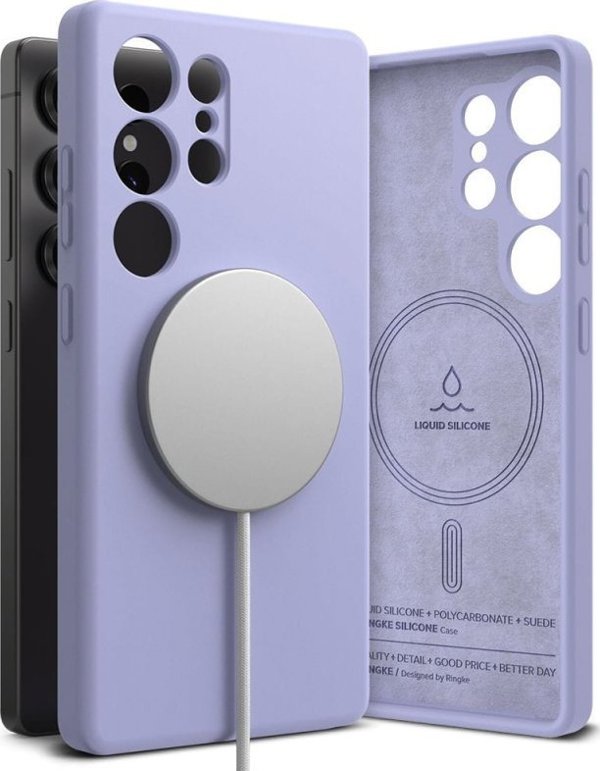 RINGKE ΣΙΛΙΚΟΝΗ ΜΑΓΝΗΤΙΚΗ MAGSAFE GALAXY S25 ULTRA ΛΕΒΑΝΤΑ