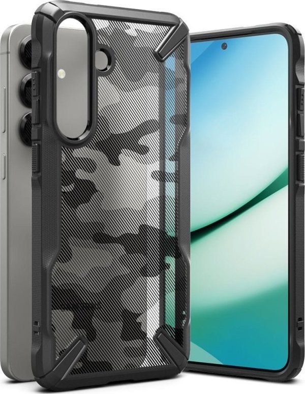 RINGKE FUSION X GALAXY S25 CAMO BLACK