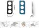 Ringke Camera Styling Προστατευτικό Κάλυμμα Φακού για Samsung Galaxy S21+ Plus - Μαύρο