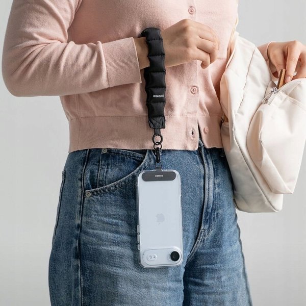 RINKGE HOLDER & PUFFER HAND STRAP CALM BLACK