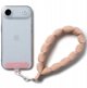 RINKGE HOLDER & PUFFER HAND STRAP FLORAL PINK