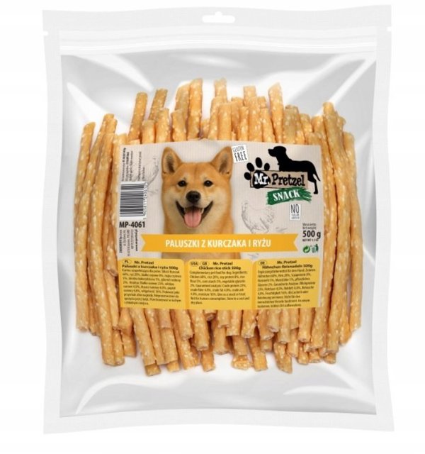 Rinti Mr. Pretzel Paluszki z kurczaka i ryzu 500g