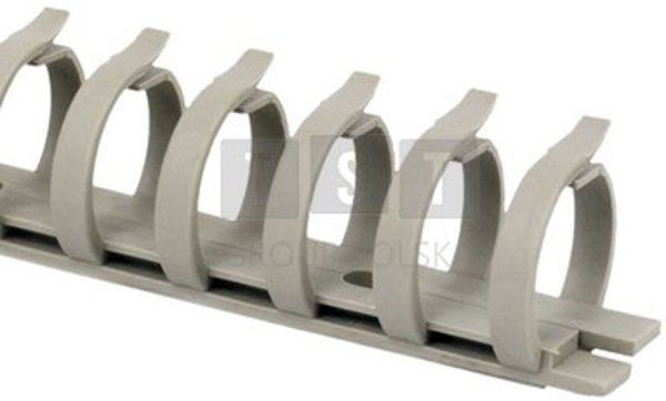 RK-OVK40-LB Ελαστικός αγωγός καλωδίων 40mm σκούρο γκρι (ταινία) 500mm RK-OVK40-LB