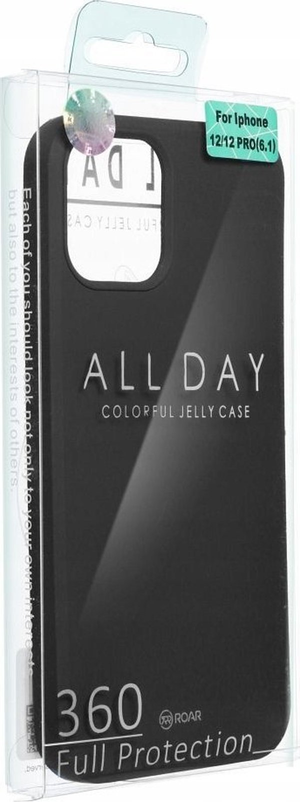 ROAR θήκη COLORFUL JELLY για XIAOMI Redmi Note 14 5G Μαύρο