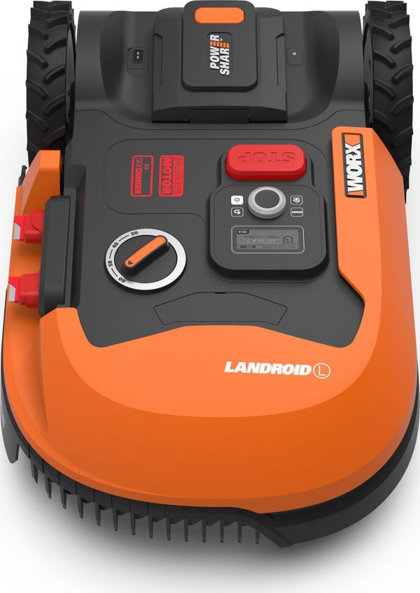 Worx Landroid L1000 WR147E.1 Ρομπότ Κοπής Γκαζόν για Επιφάνειες έως 1500τμ με Λειτουργία Cut to Edge