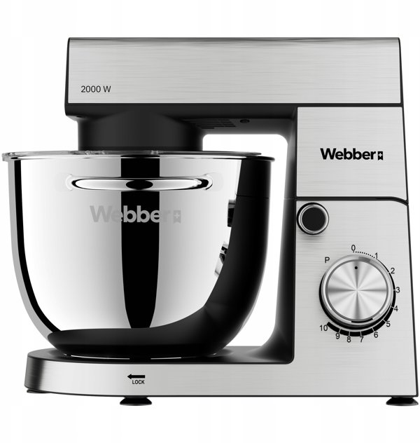 ROBOT KUCHENNY PLANETARNY WEBBER SM16 MIKSER 2000W MISA 5,2L WIELOFUNKCYJNY